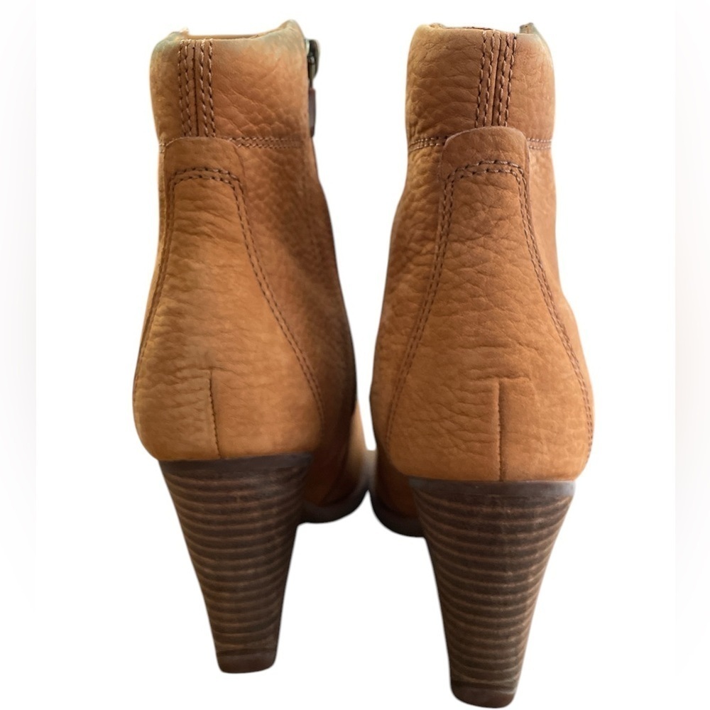 Timberland Earthkeepers Stratham Heights Tan Waterproof Ankle Boots Womens 9W - Picture 4 of 7